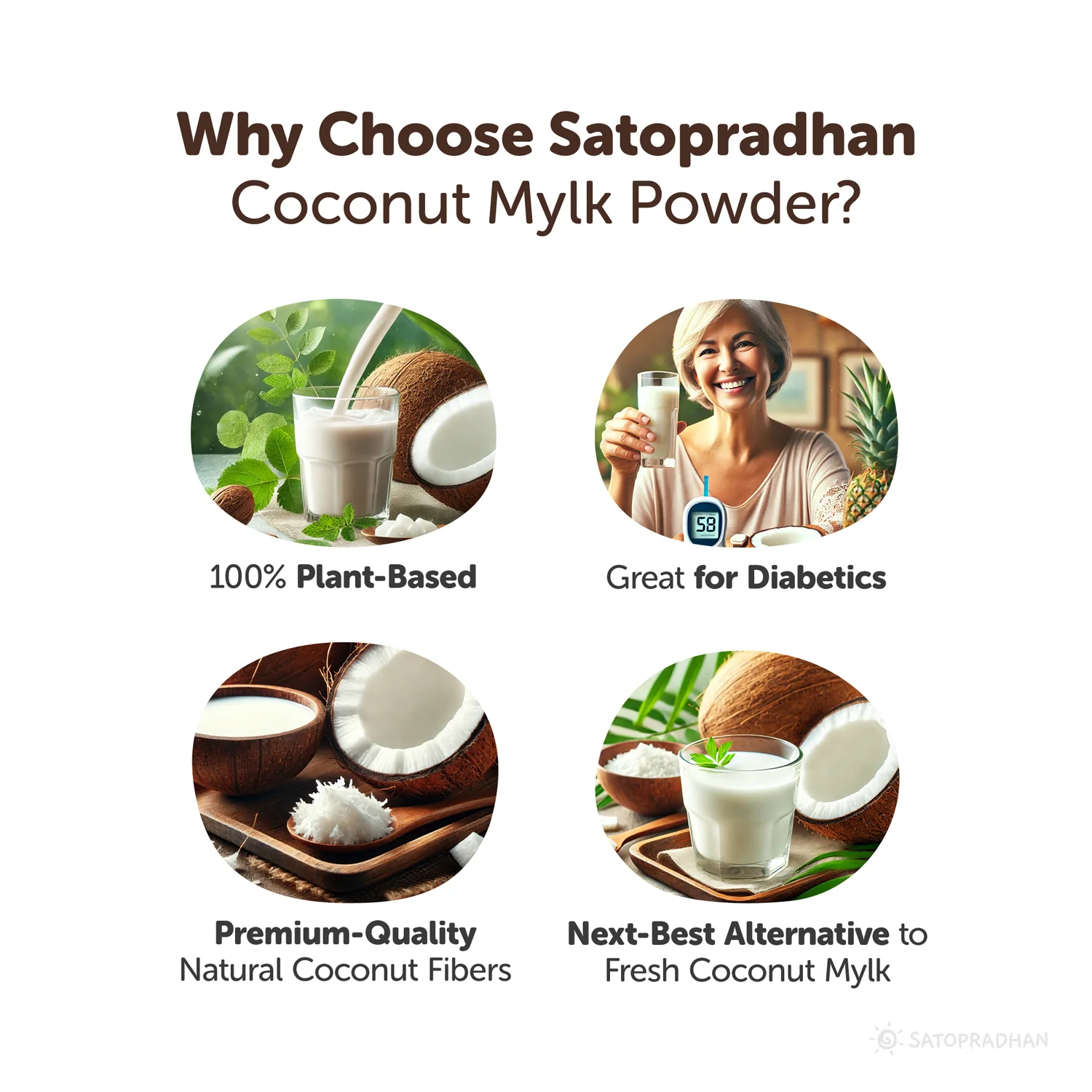 Coconut Mylk Powder 200g -100% Vegan & Pure | No Added Sugar or Flavour | Maltodextrin-Free - Image 4