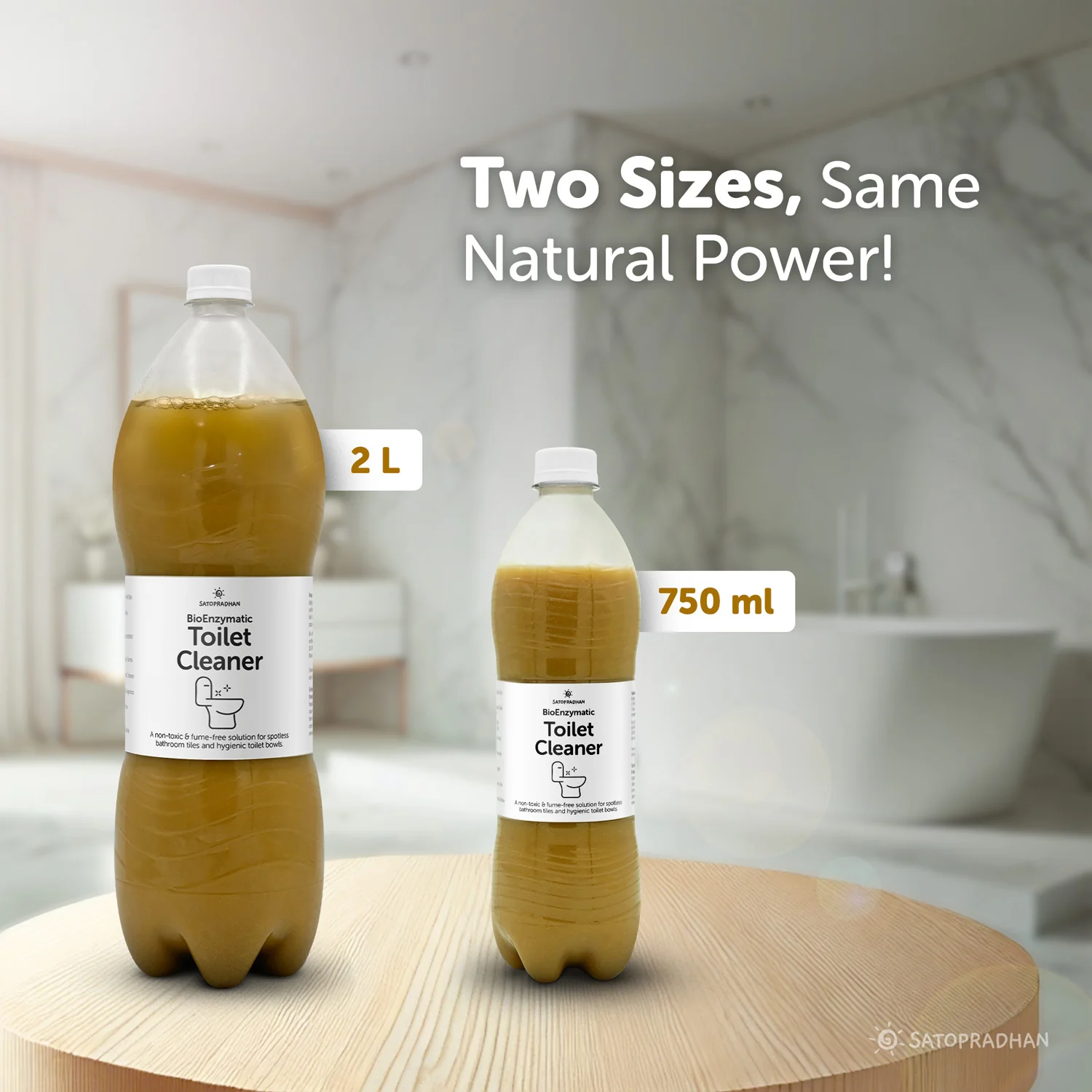 Natural Bioenzyme Toilet Cleaner 750ml/1.9L - Chemical-Free, Eco-Friendly & Septic-Safe Toilet Bowl Cleaner - Image 8