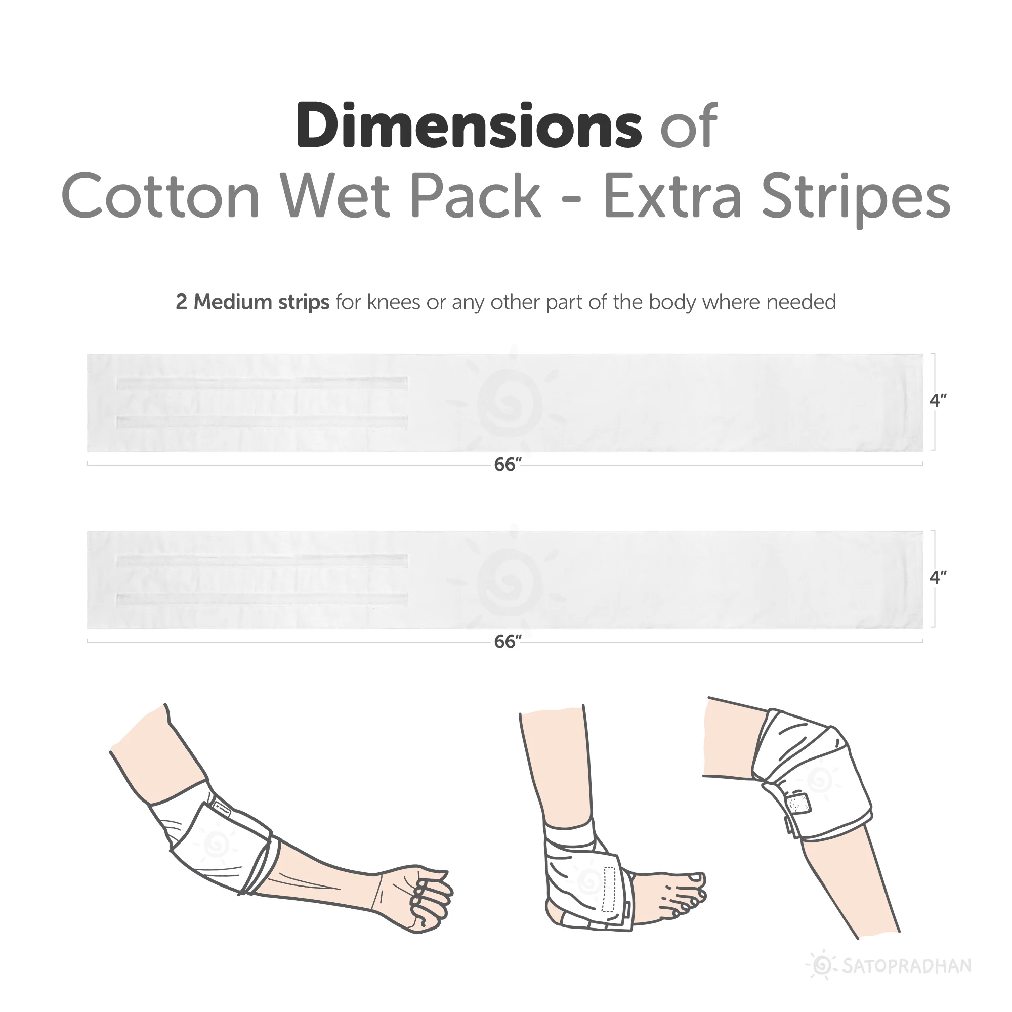 Therapeutic Cotton Cloth Wet Pack - Natural Detox and Healing - Thandi Patti for Headache, Fever, Fatigue, Sore Throat, Thyroid, Digestion, Cold - Image 9