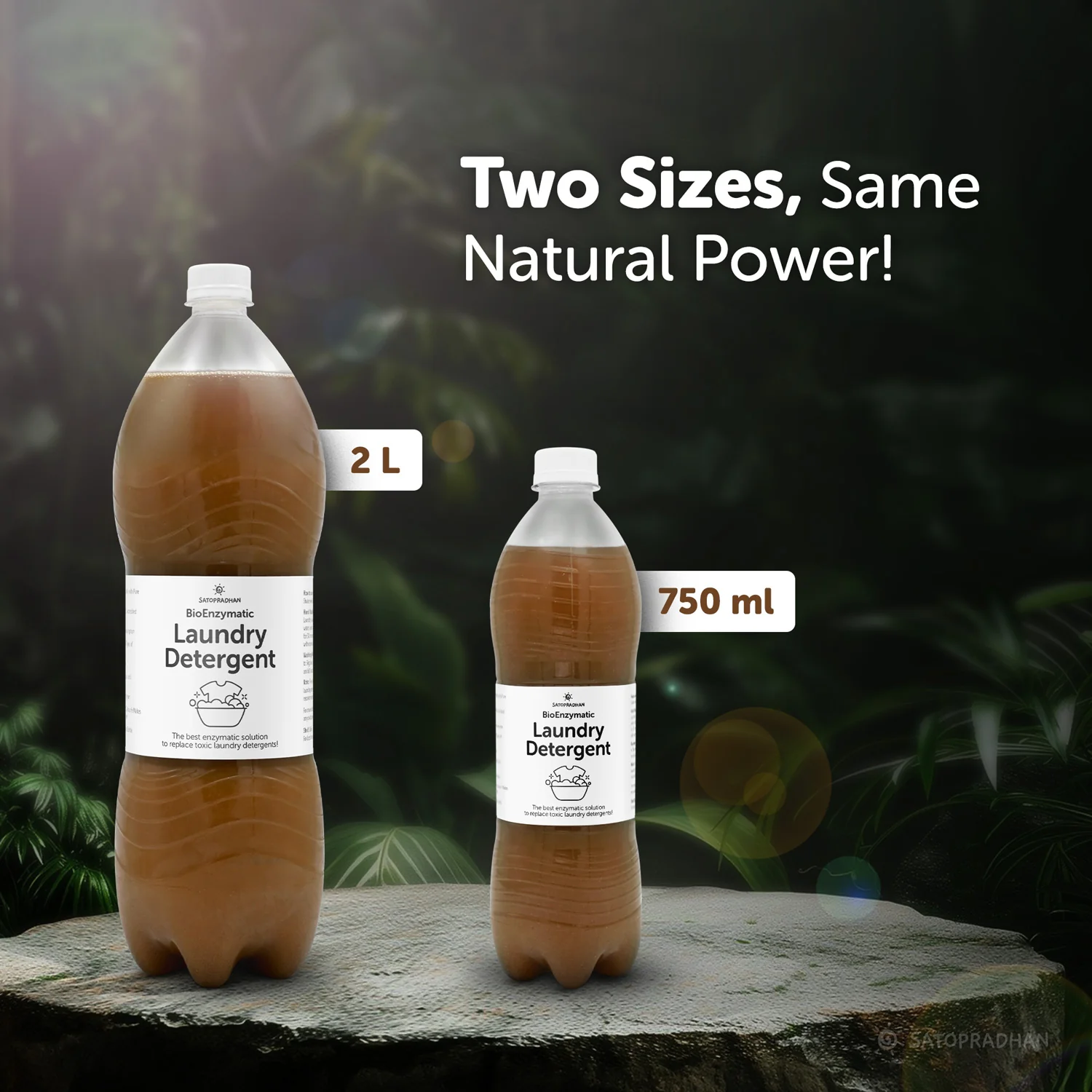 Bioenzyme Laundry Detergent Liquid 750ml/1.9L – Natural, Plant-Based & Eco-Friendly - Image 9