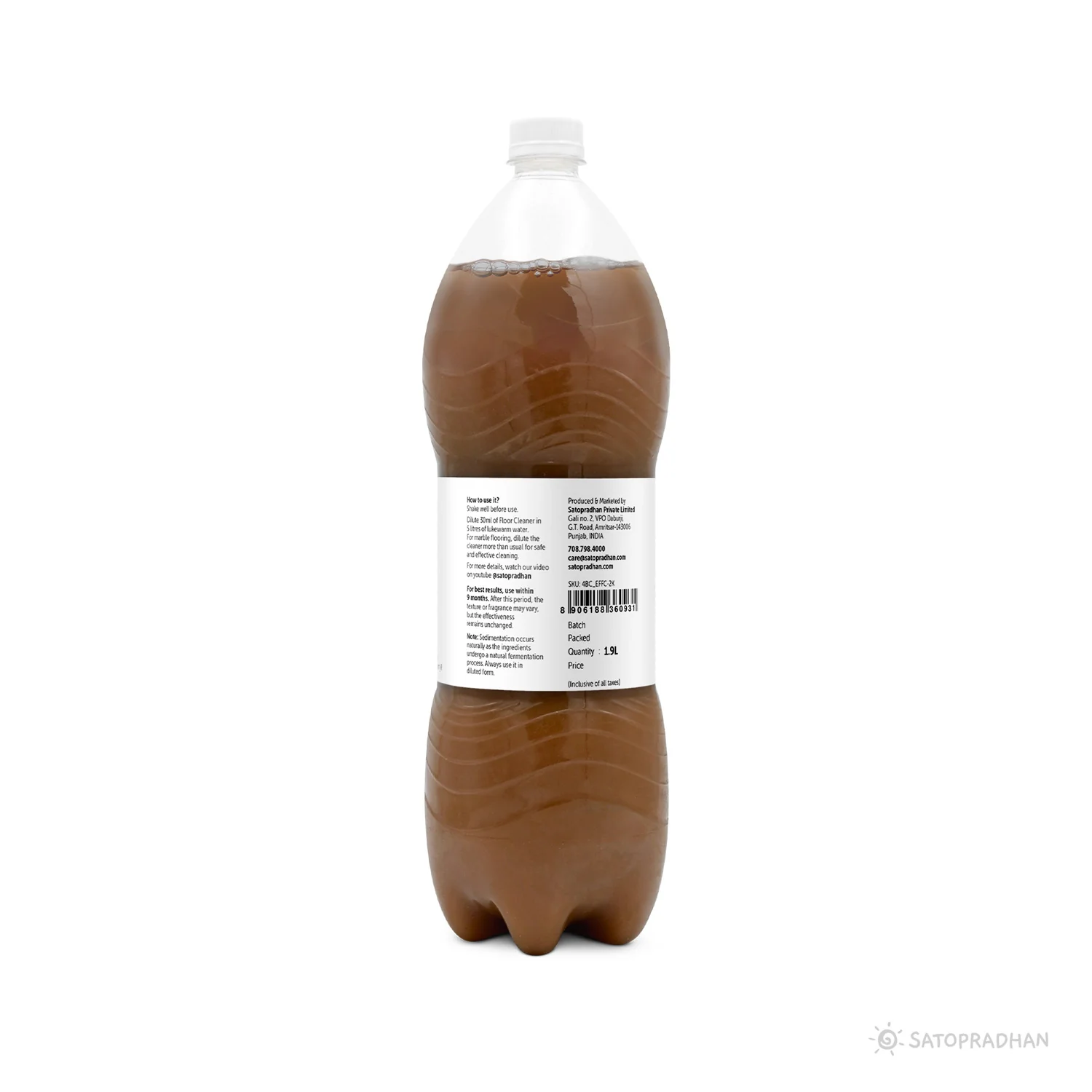 Natural Floor Cleaner Liquid 750ml/1.9L - Bio-Enzyme Based, Non-Toxic & Eco-Friendly - Safe for Kids & Pets - Floor Cleaner Concentrate - Image 11