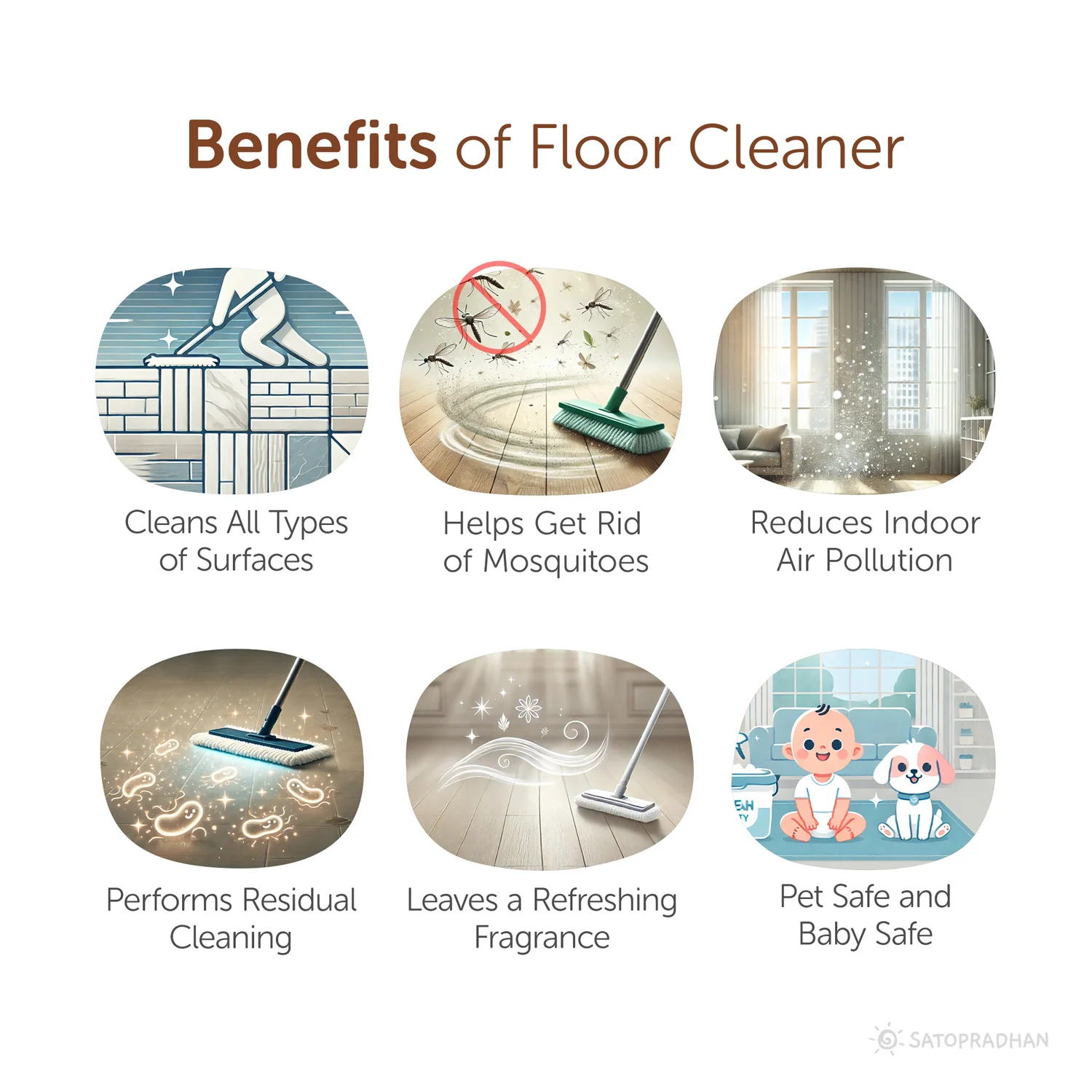Natural Floor Cleaner Liquid 750ml/1.9L - Bio-Enzyme Based, Non-Toxic & Eco-Friendly - Safe for Kids & Pets - Floor Cleaner Concentrate - Image 3