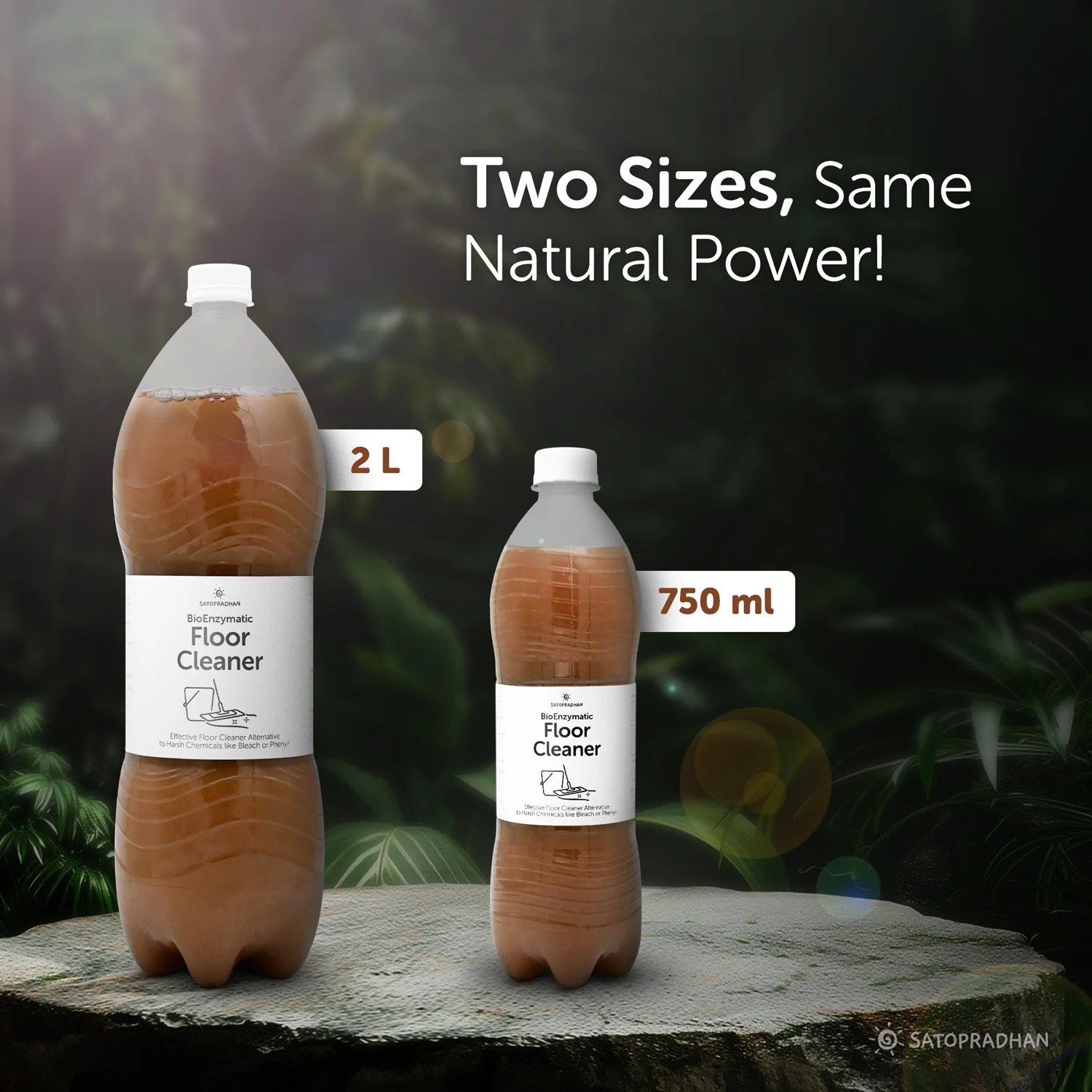Natural Floor Cleaner Liquid 750ml/1.9L - Bio-Enzyme Based, Non-Toxic & Eco-Friendly - Safe for Kids & Pets - Floor Cleaner Concentrate - Image 7