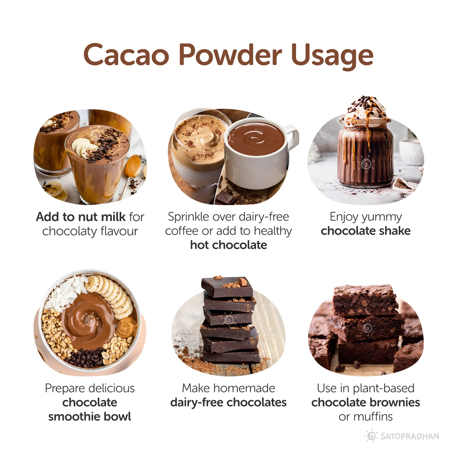 Unsweetened Cacao Powder - Choose from 100g or 700g - 100% Pure, Natural, Organic & Healthy - Non Alkalised - Organic Chocolate Powder - Image 3