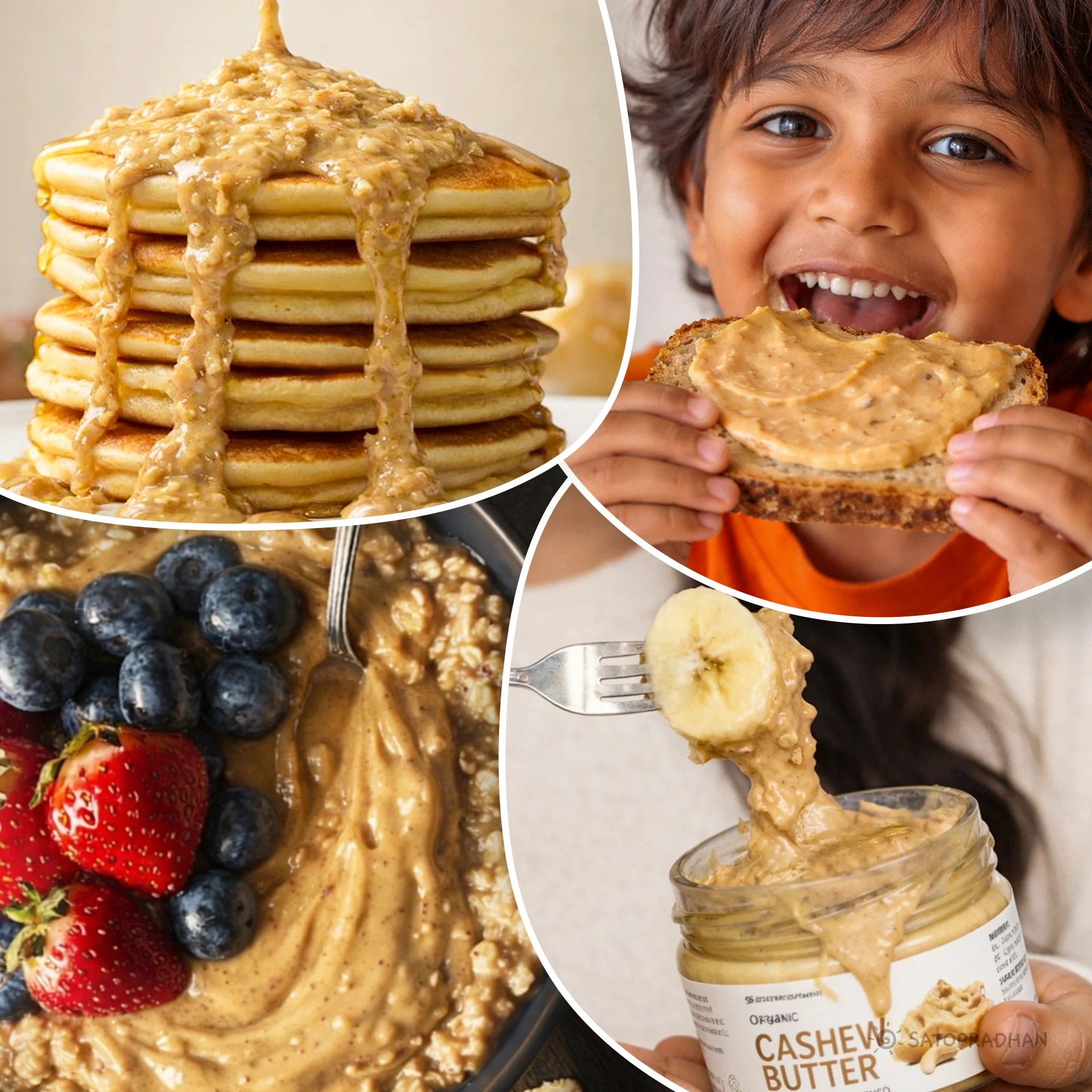 Pure Cashew Nut Butter 200g - Organic, Mildly Sweetened, Smooth & Crunchy - No Refined Sugar, Gluten-Free, Vegan, Keto Friendly - Image 5