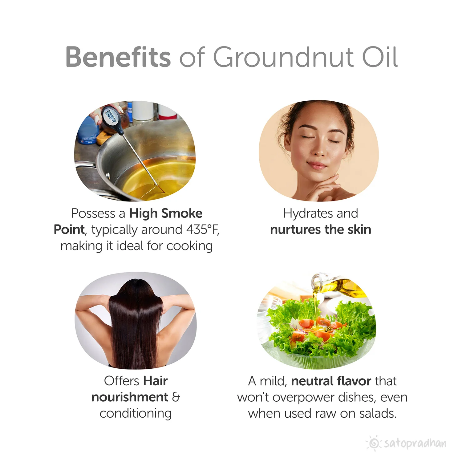 Organic Groundnut/Peanut Oil - Mungfali Ka Tel 1000 ml - Pure, Unrefined, Single-Filtered, Virgin & Wooden Cold-pressed | No Preservatives| Packed in a Reusable Glass Bottle | Kacchi Ghani - Image 3