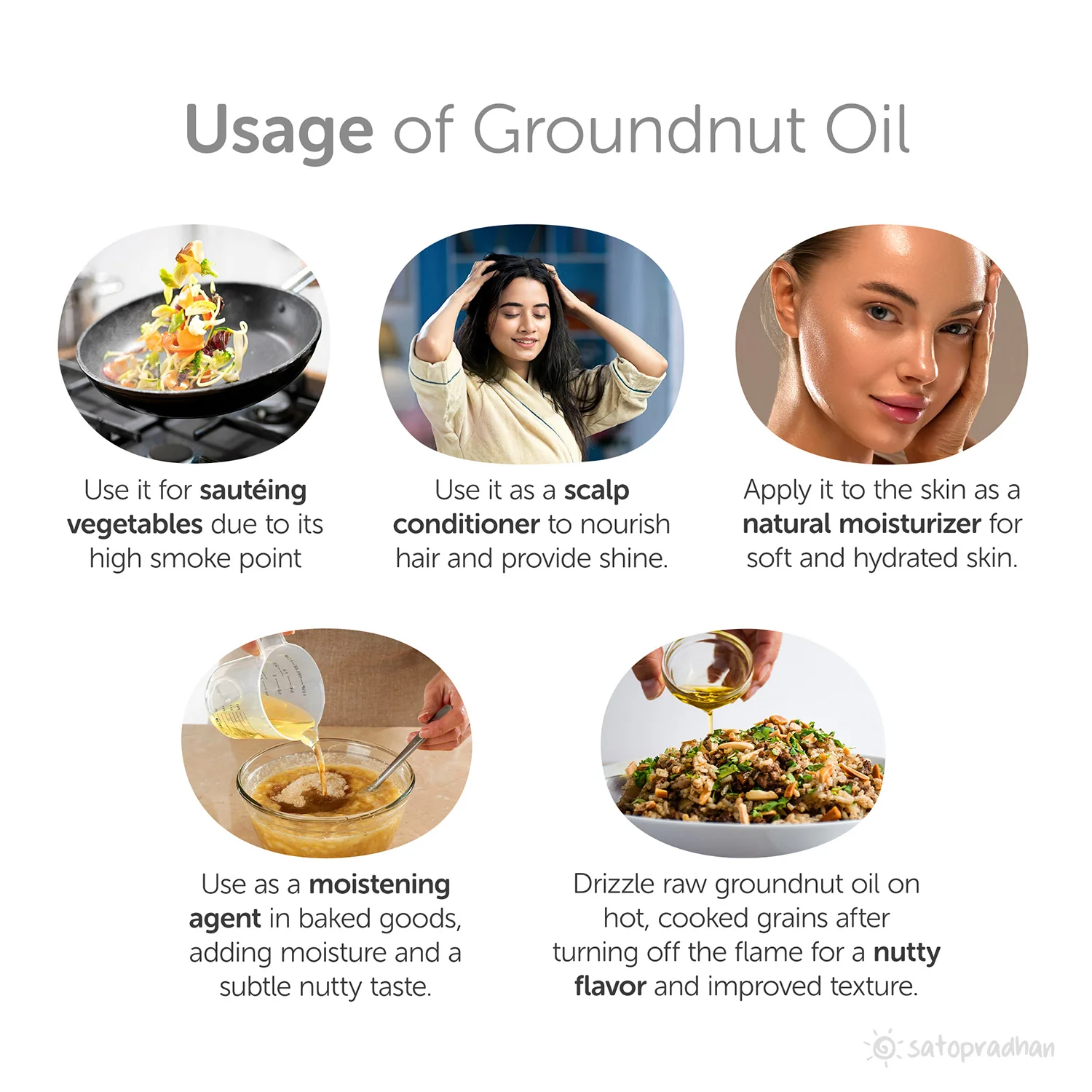 Organic Groundnut/Peanut Oil - Mungfali Ka Tel 1000 ml - Pure, Unrefined, Single-Filtered, Virgin & Wooden Cold-pressed | No Preservatives| Packed in a Reusable Glass Bottle | Kacchi Ghani - Image 4