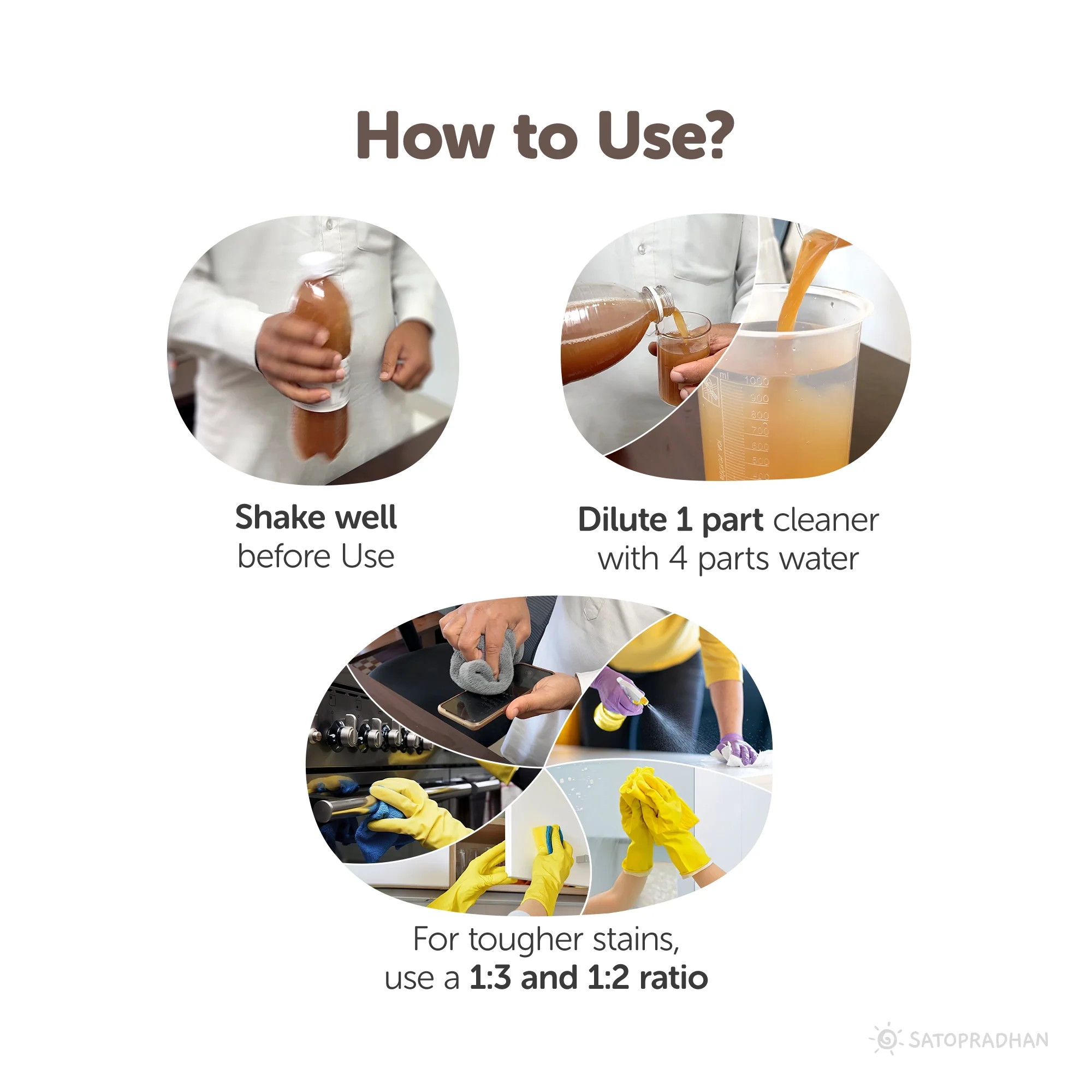Plant-Based Multi-Surface Cleaner 750 ml - Bio-Enzyme All-Purpose Cleaning Spray - Chemical-Free Glass Cleaner - Image 4