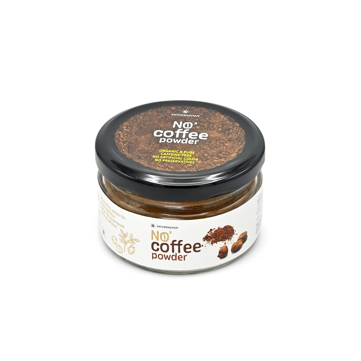 noCoffee Chickpea Powder - 100g - Prepared using Roasted Chickpeas/Kabuli Chana - No Caffeine Coffee Alternative - Coffee Without Caffeine - Plant Based Coffee - Vegan Coffee - Non-Caffeinated Coffee Alternative - Image 7