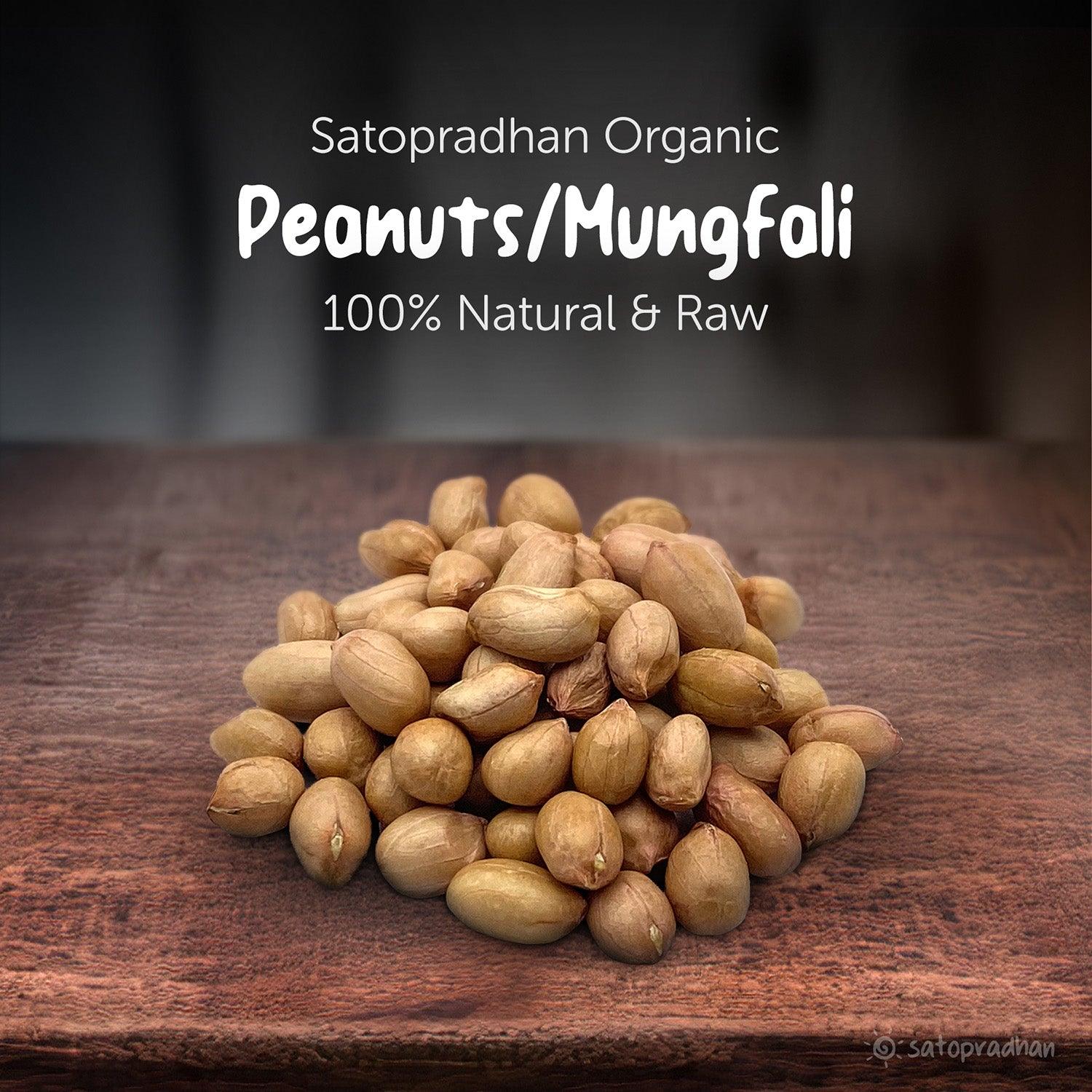 Peanuts Whole - Unroasted Mungfali | Groundnut 800g -Natural & Organic nuts of Choicest Quality without Outer shell - Aflatoxin free -No Additives or Preservatives. - Image 4