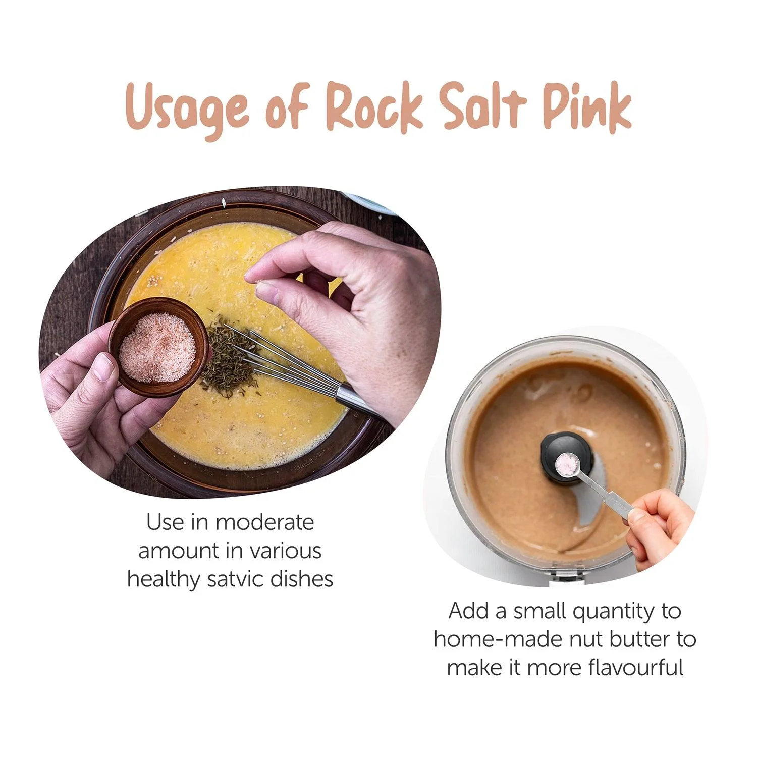 Pink Rock Salt 1.8Kg - 100% Natural & Pure Himalayan Gulabi Sendha Namak - Unadulterated - Image 3