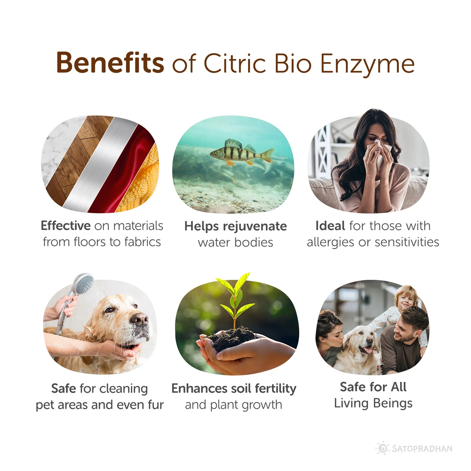 Plain Citric Bio Enzyme 750ml or 1.9L - Multipurpose Home Cleaner - Bioenzyme All Purpose Cleaner - Concentrated & Environmentally Friendly Disinfectant Spray - Image 3