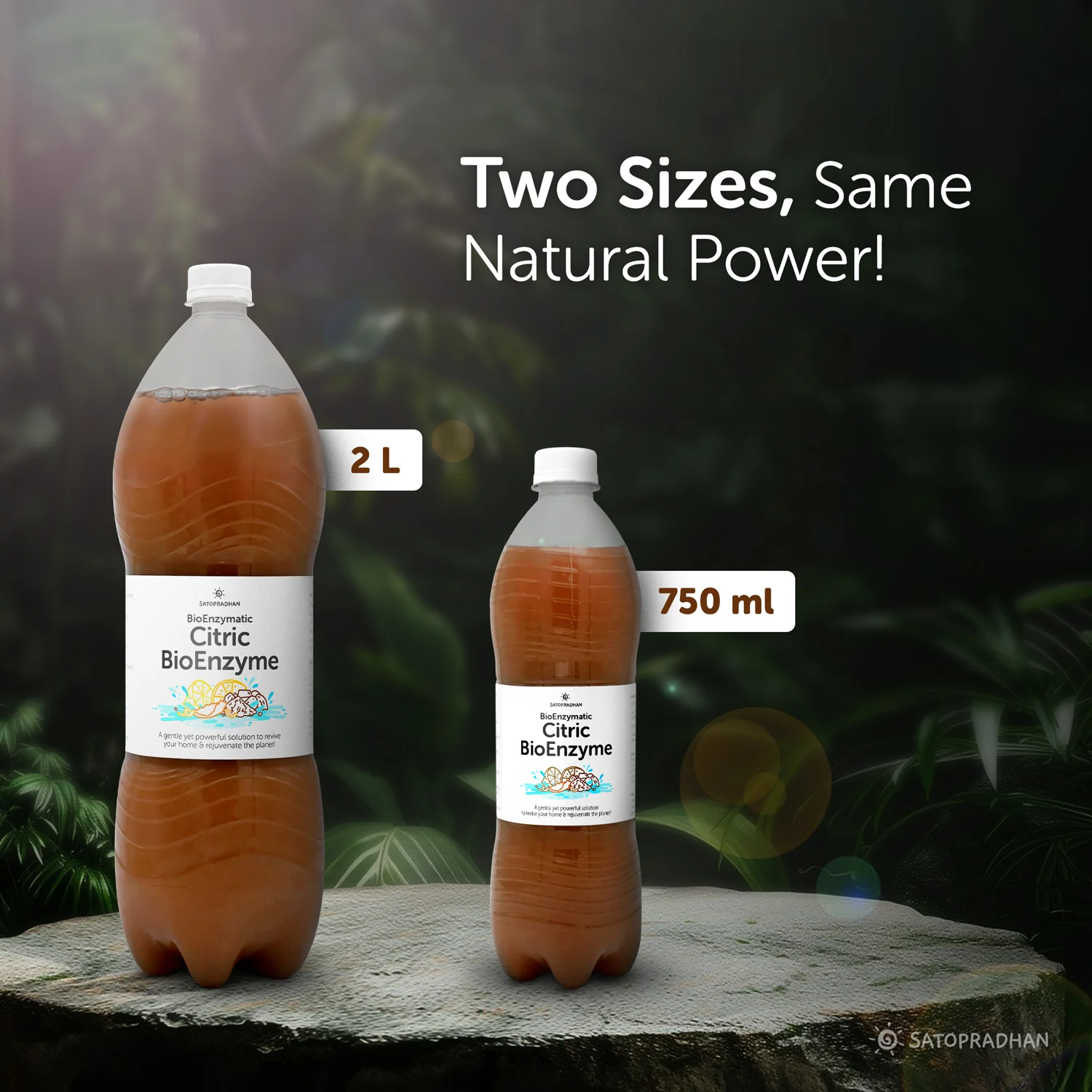 Plain Citric Bio Enzyme 750ml or 1.9L - Multipurpose Home Cleaner - Bioenzyme All Purpose Cleaner - Concentrated & Environmentally Friendly Disinfectant Spray - Image 7