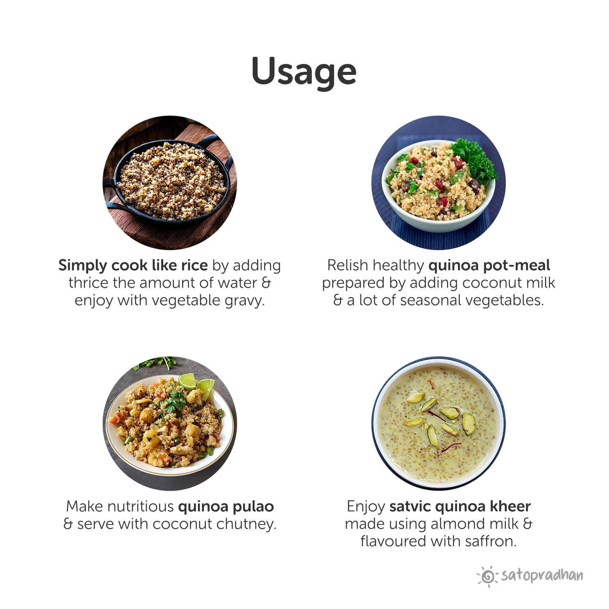 Quinoa White - Organic & Wholesome 800g-Saponin free - Premium Quality Unrefined Grains without Preservatives - Image 3