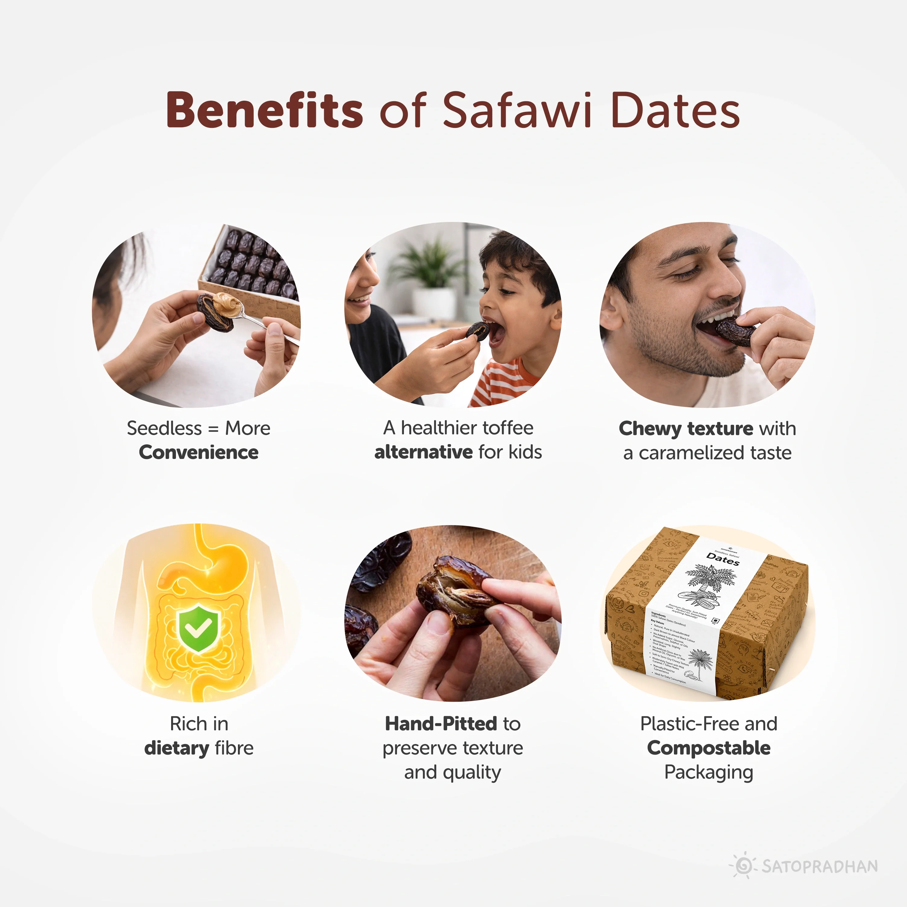 Seedless Safawi Dates 800g - Premium Organic Saudi Arabian Dates - Natural Black Khajoor - No Added Sugar or Preservatives - Pitted Safawi Dates - Image 4